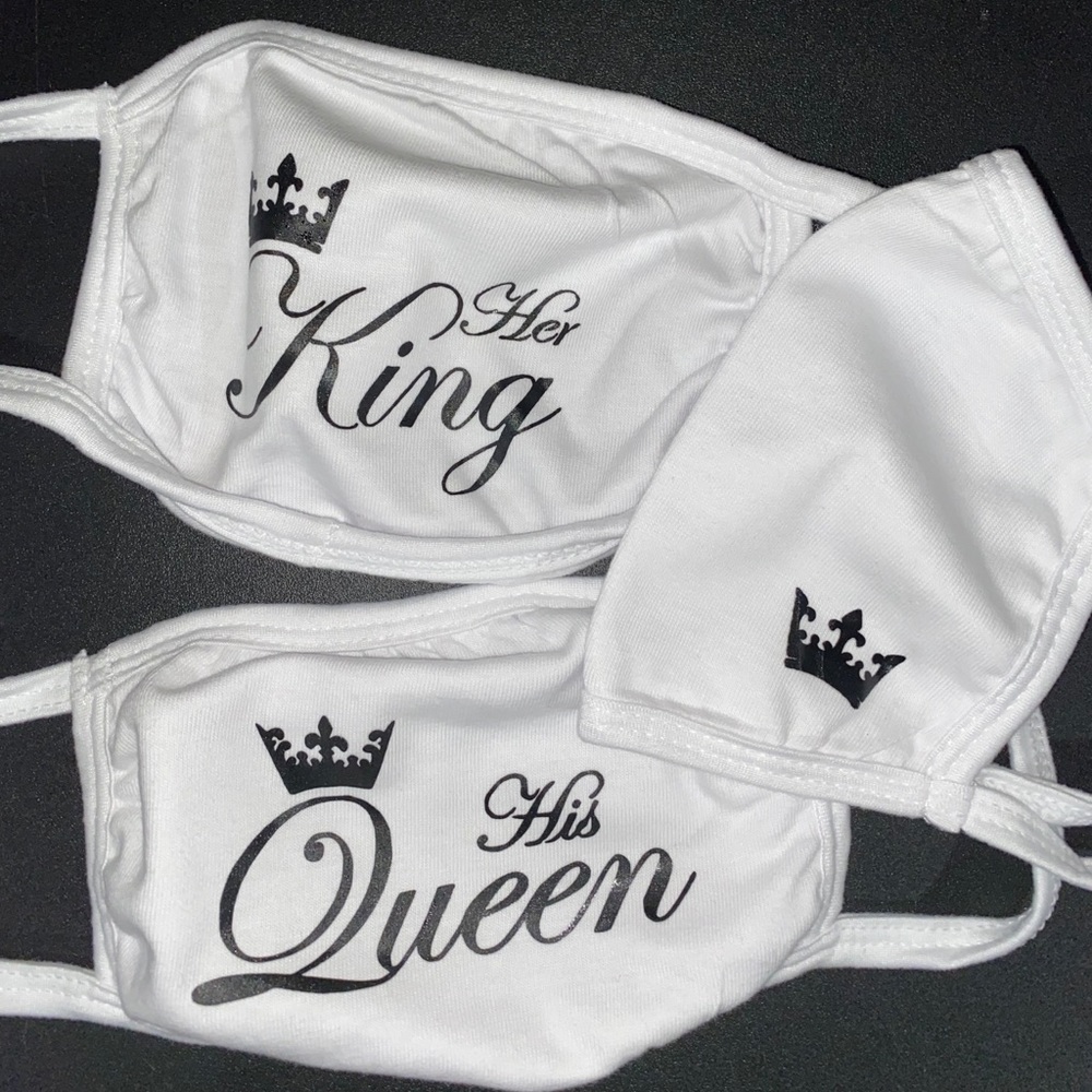 Jet King and His Queen Matching Masks